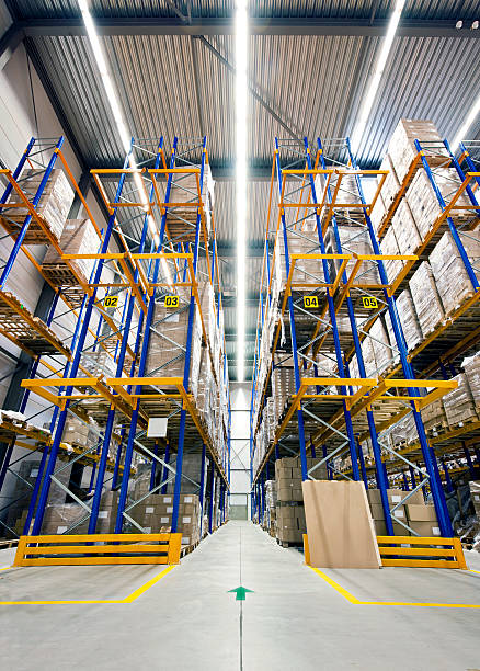 High warehouse stock photo