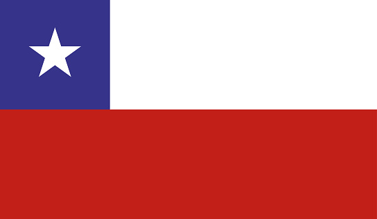 Highly Detailed Flag Of Chile - Chile Flag High Detail - National flag Chile - Chile flag illustration, National flag of Chile - Large size flag jpeg image Chile, Santiago