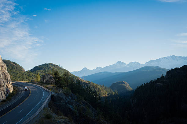 Highway 99 British Columbia stock photo