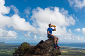 istock Hiker Made It To The Top 643154390