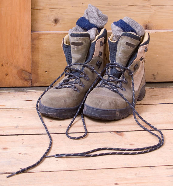 Hiking Boots stock photo