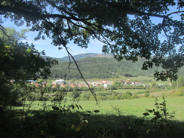 Hills in Spain stock photo
