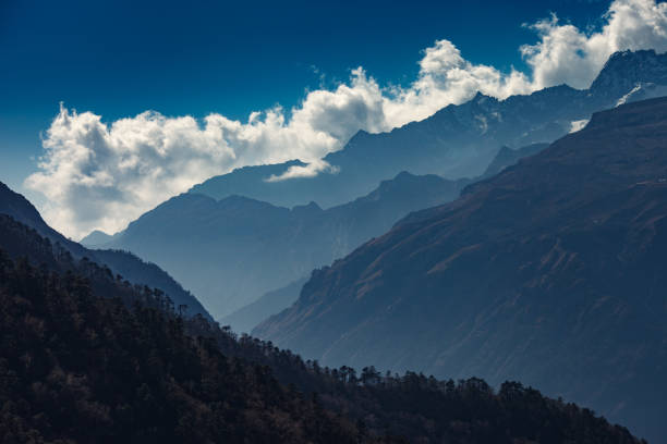 Himalayas stock photo