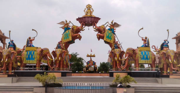 Hindu god statue in ram temple ayodhya Hindu god statue in ram temple ayodhya ayodhya stock pictures, royalty-free photos & images