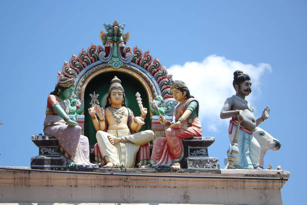 Hindu Sculpture at Sri Mariamman Temple This is a picture of Hindu Sculpture at Sri Mariamman Temple mariam usman stock pictures, royalty-free photos & images