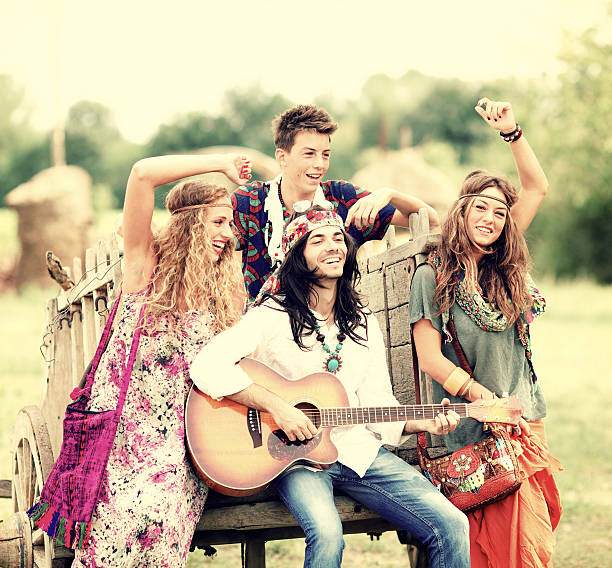 hippies - hippy stock photos and pictures.