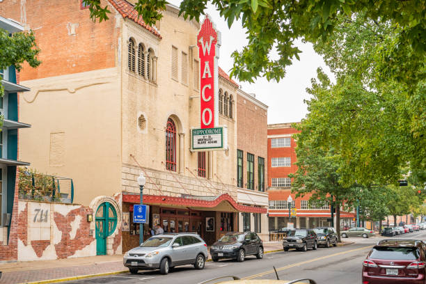Hippodrome Theater in downtown Waco Texas USA stock photo