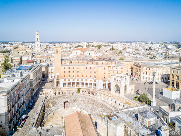 Historic city center of Lecce, Puglia, Italy Historic city center of Lecce in Puglia, Italy lecce stock pictures, royalty-free photos & images