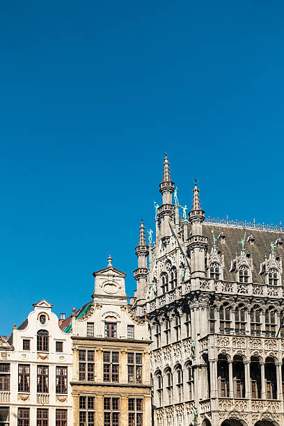 Historical buildings in Brussels stock photo