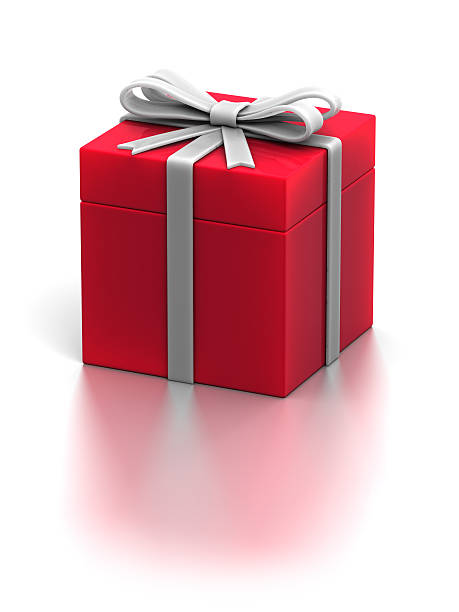 Holiday Gift Box stock photo