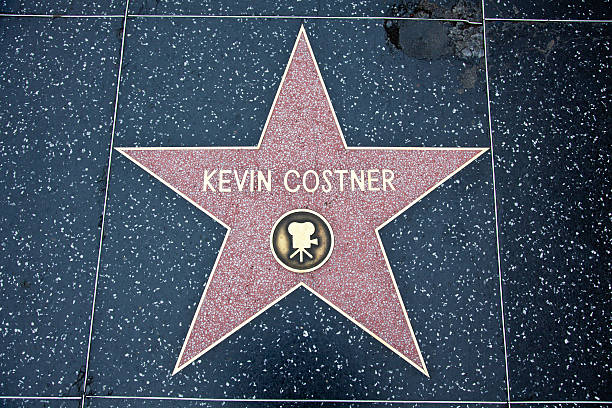 Hollywood Walk Of Fame Star Kevin Costner kevin costner stock pictures, royalty-free photos & images