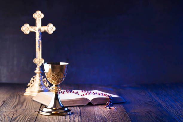 Holy communion. Catholic theme. last supper stock pictures, royalty-free photos & images
