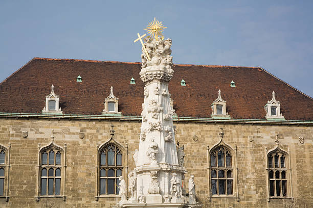 Holy Trinity Statue stock photo