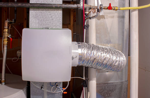 Wire humidifier to furnace