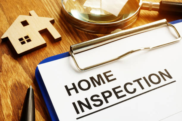 Home inspection form with clipboard and pen. Home inspection form with clipboard and pen. examining stock pictures, royalty-free photos & images