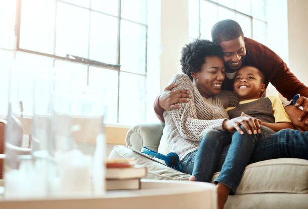 Home is where your family is stock photo