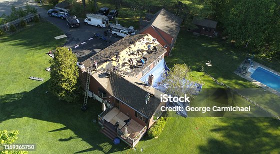istock Home Roof Replacement 1369365750