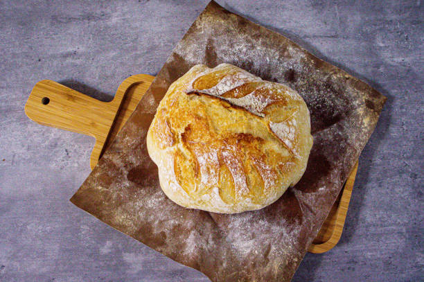 Homemade Artisan Bread stock photo