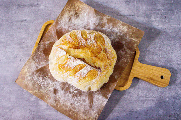 Homemade Artisan Bread stock photo
