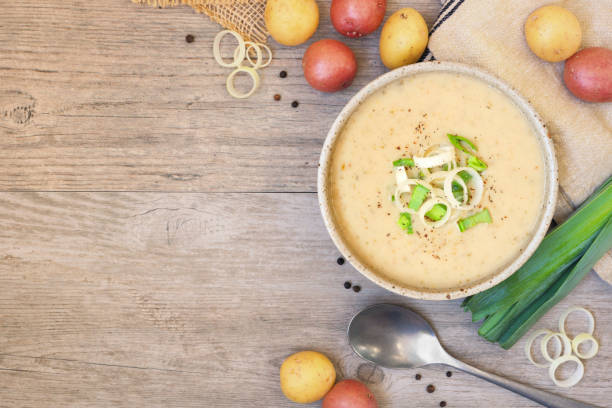 210 Potato Soup Overhead Stock Photos, Pictures & Royalty-Free Images - iStock