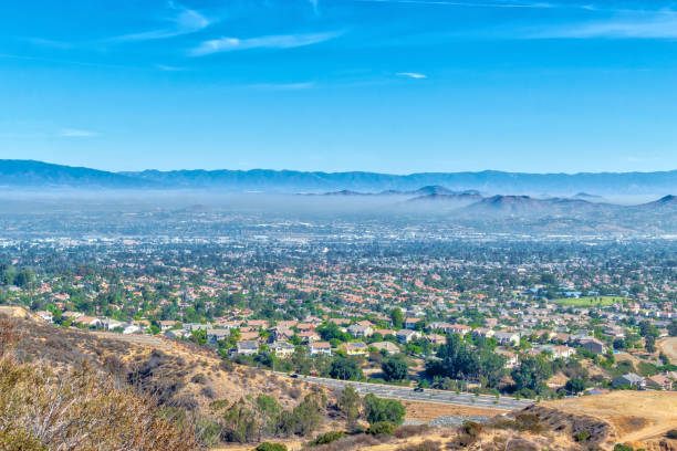 Homes of inland empire stock photo