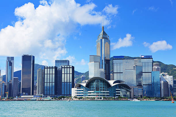 Hong Kong cityscape stock photo