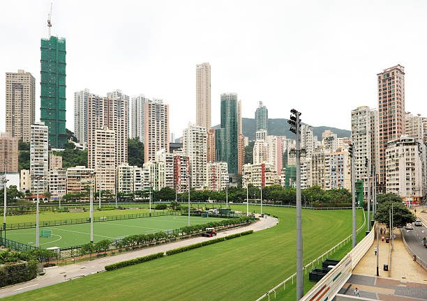 Hong Kong, Happy Valley stock photo