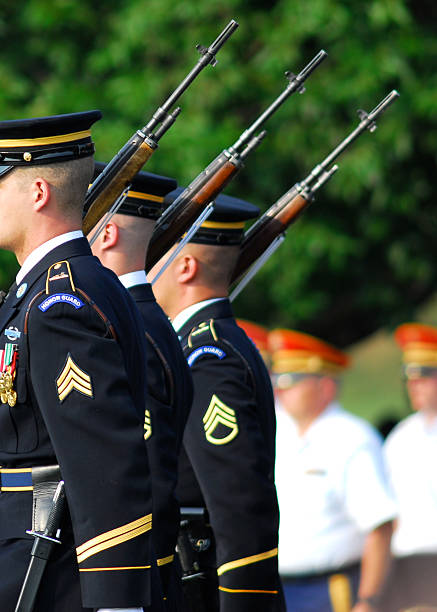 Honor Guard stock photo