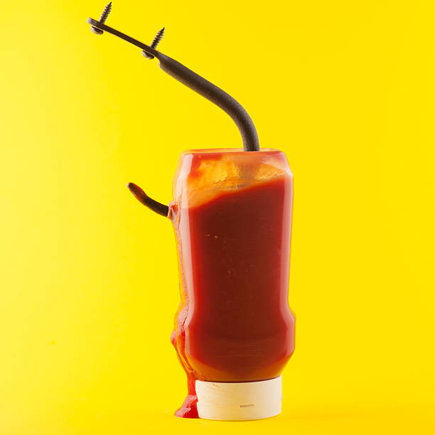 Hooked On Sugar; Tomato Ketchup stock photo