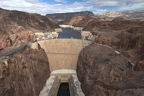Hoover Dam The famous place on earh hovering stock pictures, royalty-free photos & images