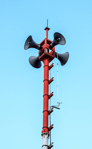 Horn Speaker stock photo