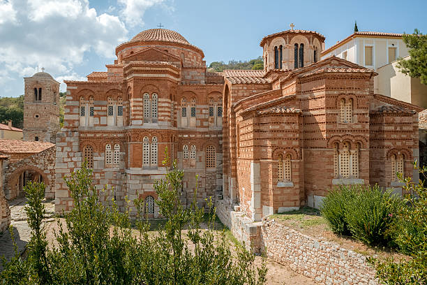 Hosios Loukas monastery, Greece stock photo