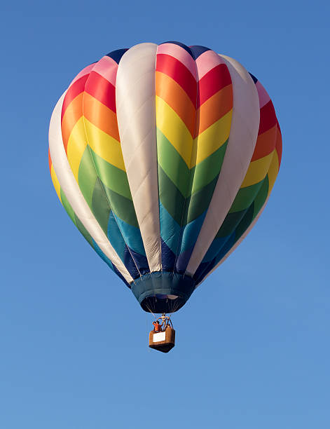 Hot Air Balloon Festival in Metamora, MI stock photo