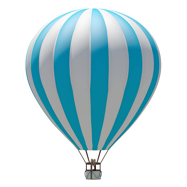 Hot air balloon stock photo