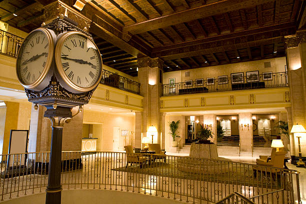 Hotel Lobby stock photo