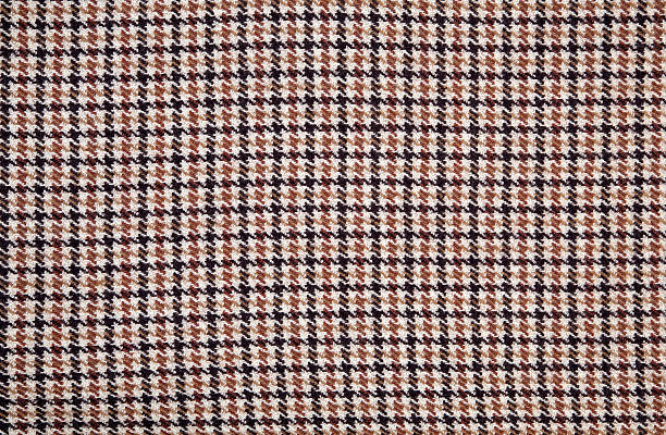 Hounds tooth wool. stock photo