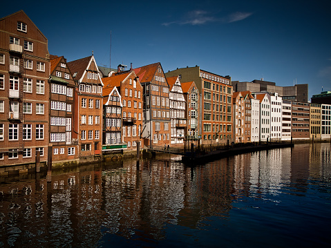 Houses at Nikolaifleet/Deichstrasse, Hamburg, Germany