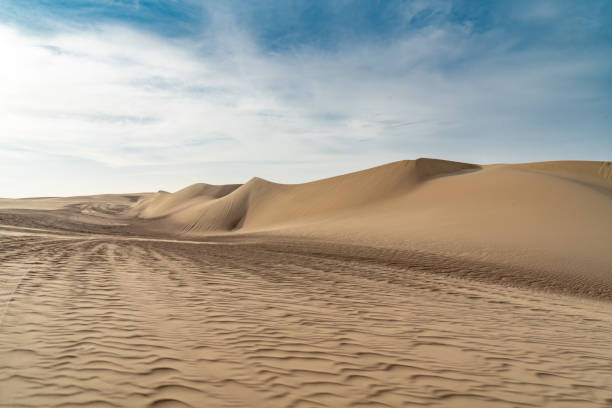 Huacachina Sand Dunes Huacachina, Peru. sand dune stock pictures, royalty-free photos & images