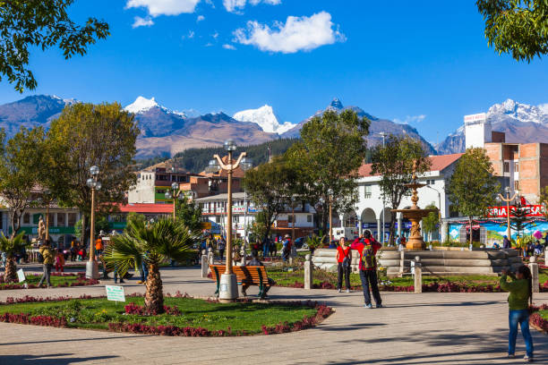 Huaraz, Peru stock photo