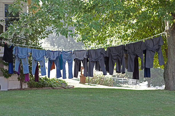 Hung Out to Dry stock photo