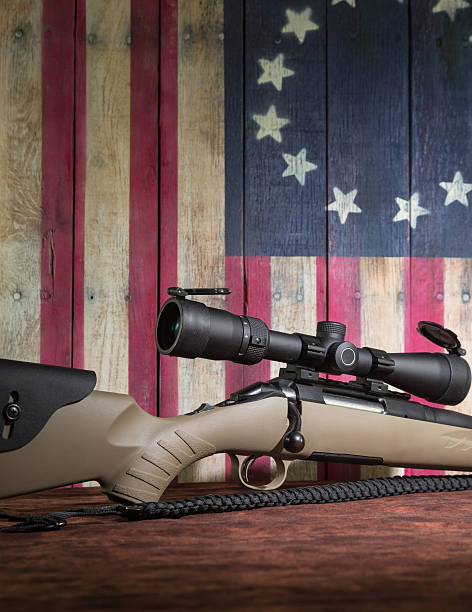 Hunting Rifle stock photo