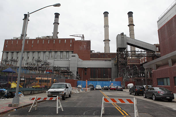 Hurricane Sandy Con Edison Power Plant 14th Street NYC