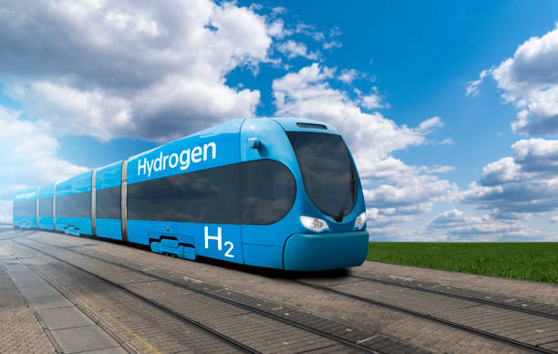 ein wasserstoff-brennstoffzellenzug - hydrogen transport stock-fotos und bilder