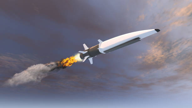 Hypersonic missile stock photo