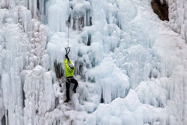 Ice Climber stock photo