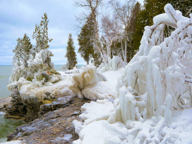 Top 30 Cave Point Door County Stock Photos Pictures And