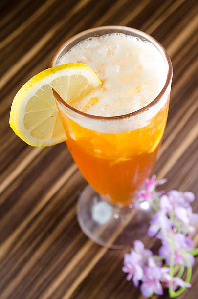Ice Lemon Tea stock photo