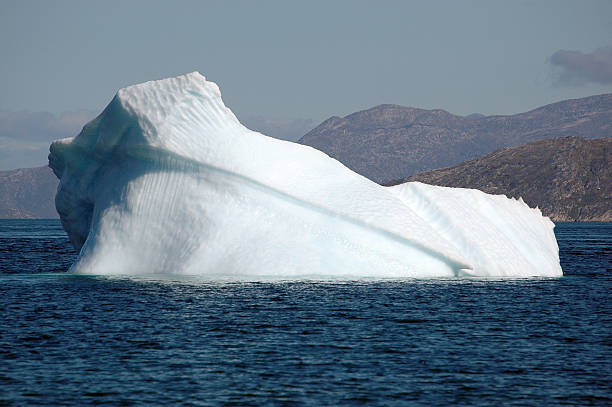 Iceberg in Greenland stock photo