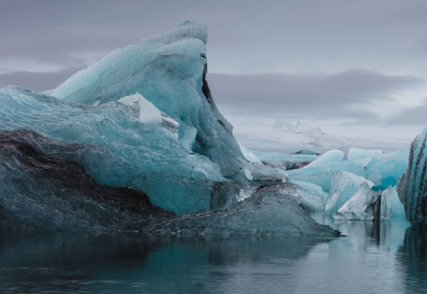 Iceland iceberg stock photo