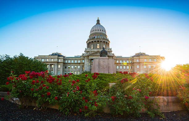 Idaho state Capitol, Boise stock photo